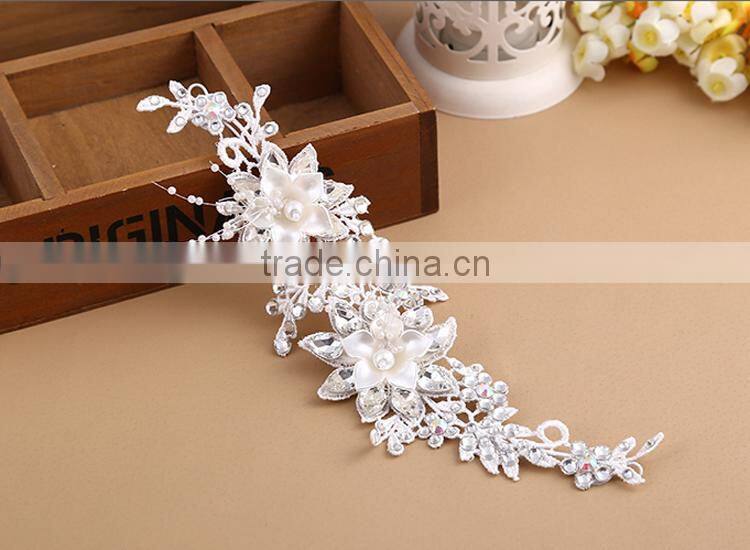 wholesale crystal hair accessories headband, flower hair accessories