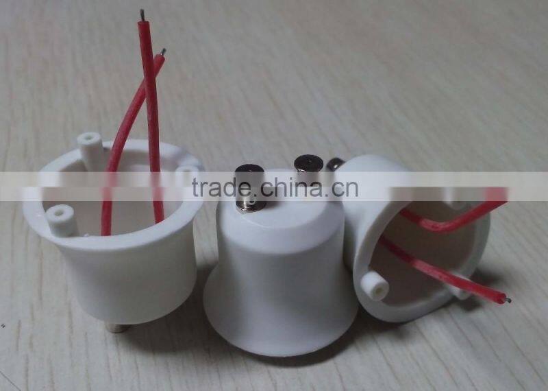 2016 new arrival product fireproof PC ABS body lamp base GU10 lamp holder GU10 base