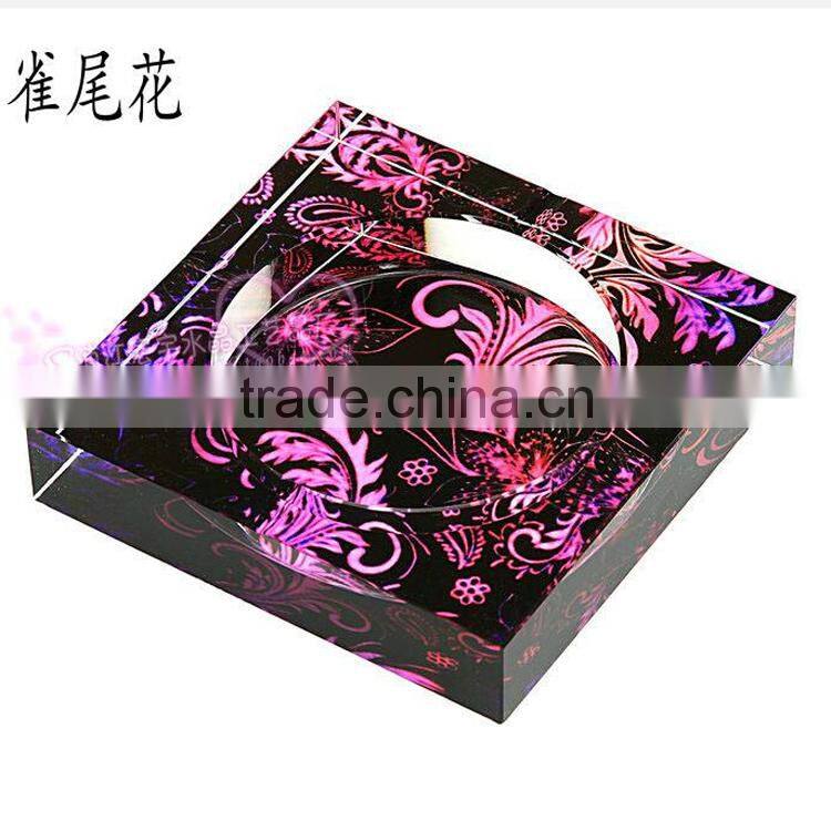 cheap glass cigar ashtray HYA-134 2015 new ashtray