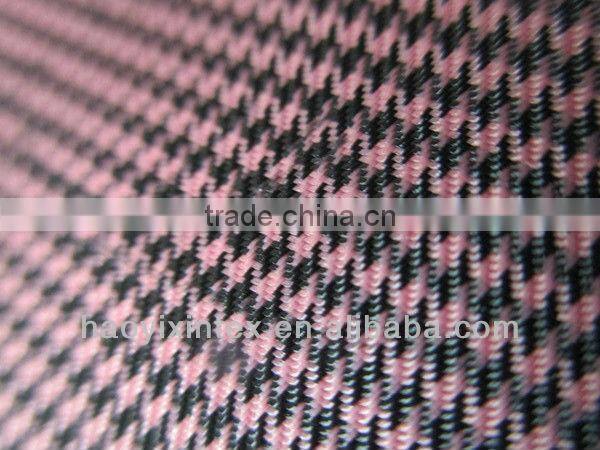 100% polyester Houndstooth Fabric For Clothing