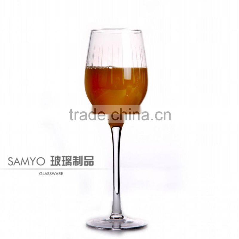 SAMYO handcrafted wholesale fashion and high quality tulip shape wine glass