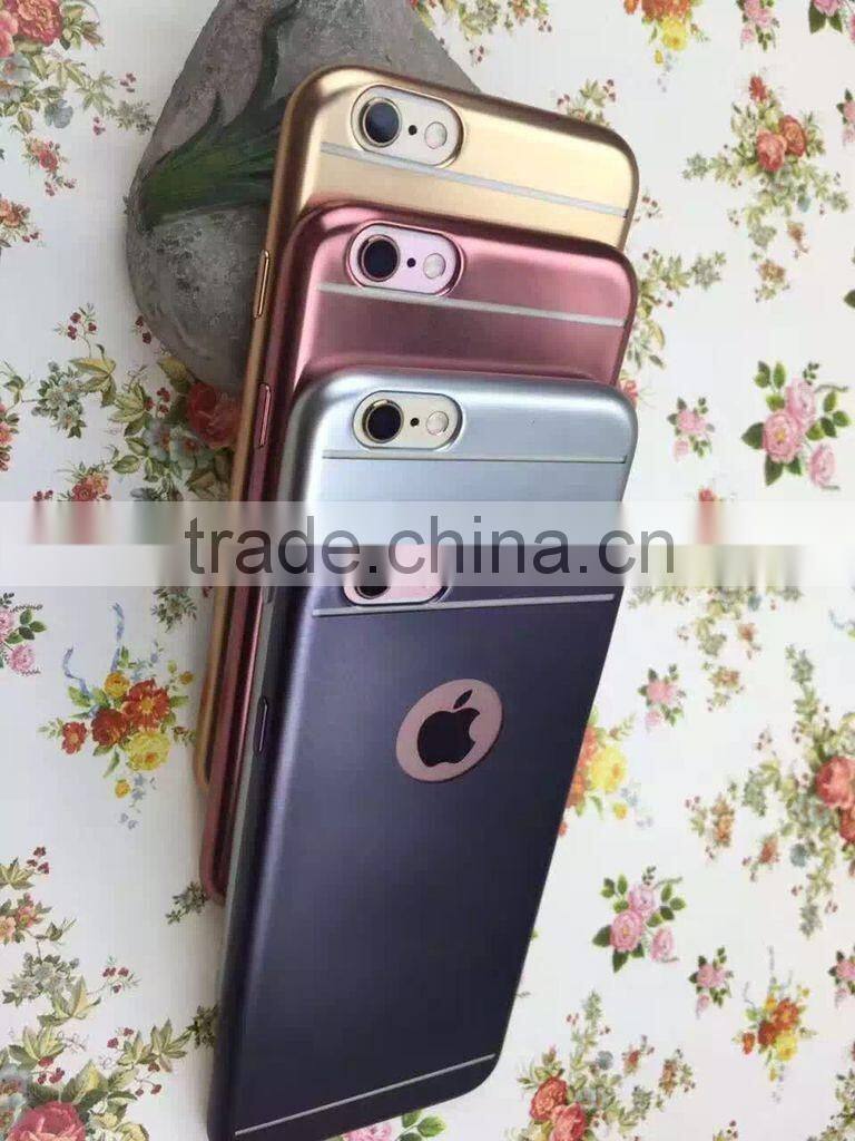 For iphone cover 7 cell cover electroplated transparent tpu case For iPhone 6