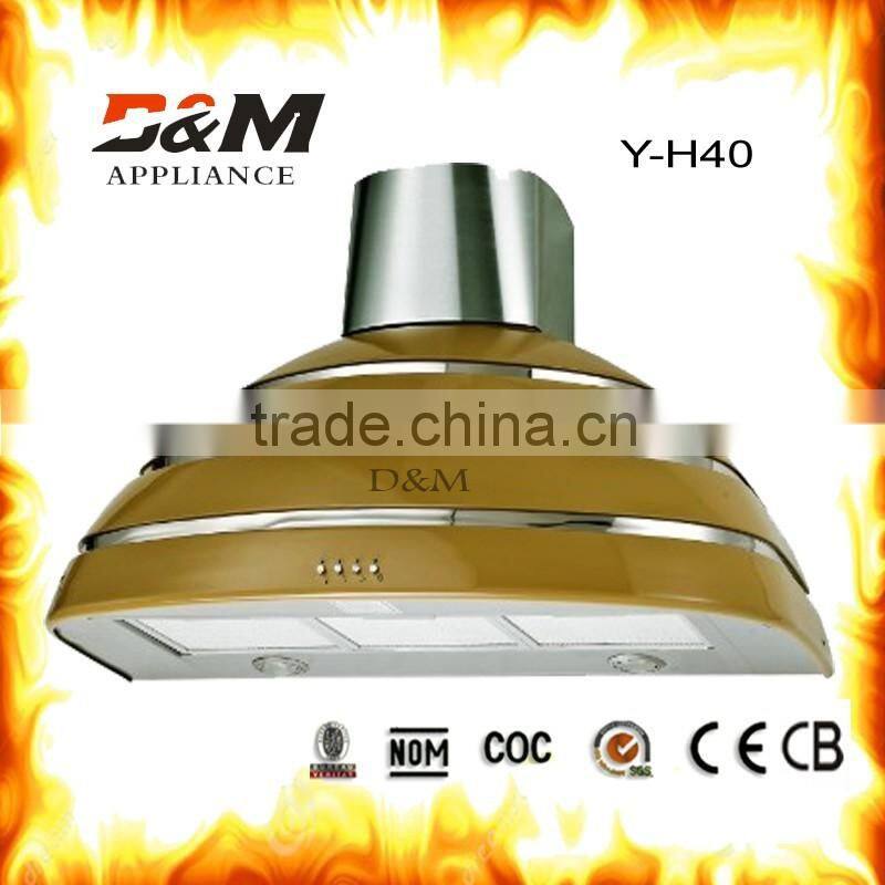 Suction Type range hood , ball round kitchen hood