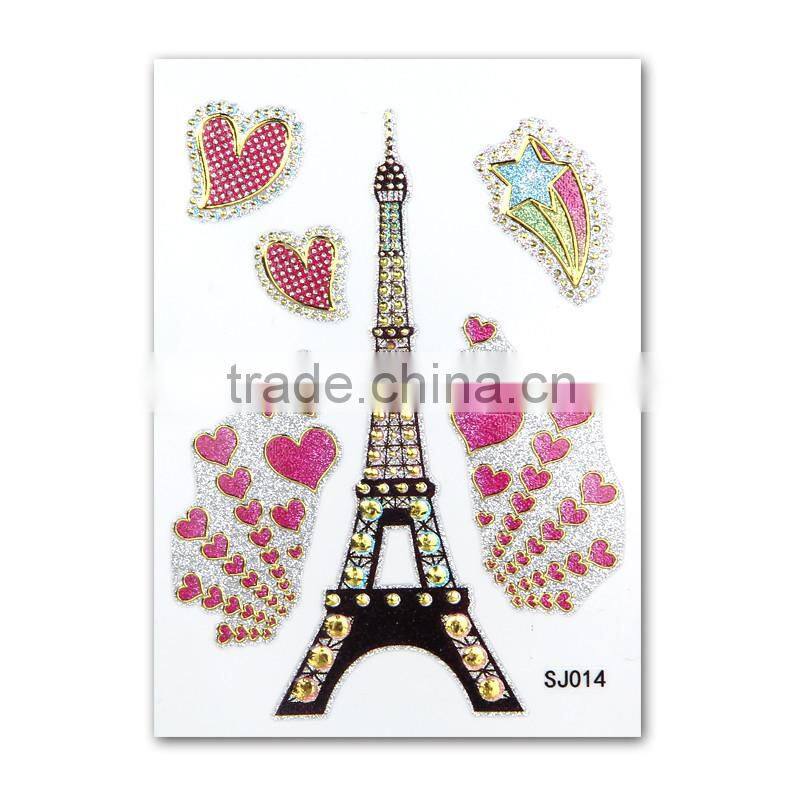 mobile phone case decoration, top supplier wholesales mobile phone decoration sticker