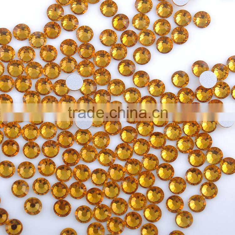 Topaz Flatback rhienstones,flatback no hot fix rhinestones