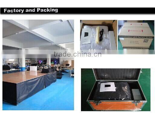 HOT WLK-1P9 Black fireproof Velvet cloth RGB 3 in 1 leds vision curtains star curtain led display led