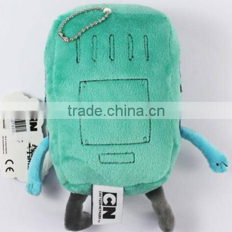 12cm blue Lovely Cartoon Soft Plush Stuffed Figure Toy Doll