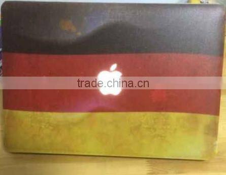 custom country flag pattern Protective Hard Shell Case for Mac Book Air