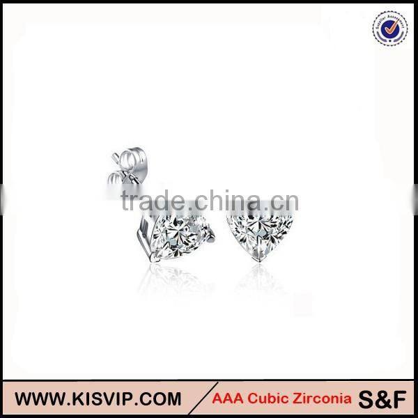 MOQ 5 PCS Fashion Women Earring Gold Earrings With Aquamarine