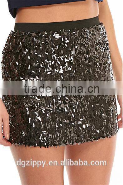 wholesale sequin mini skirt