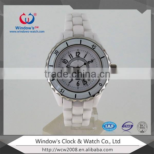 ceramic quartz hand watch for girl