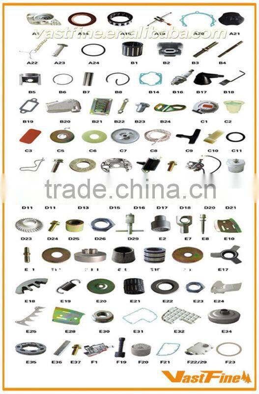 chain saw cylinder and piston assembly fits HUS268