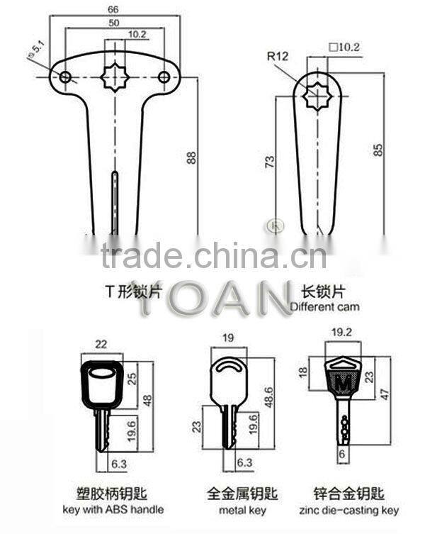 electronic cabinet panel lock for metal cabinet lock
