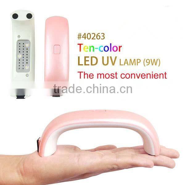 China high quality Mini LED Nail Lamp For Gel Polish Starter Kits 9W nail lampes