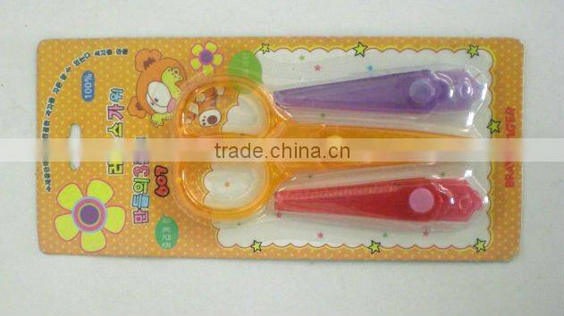 Transparent Changeable Scissors with 3 Blades