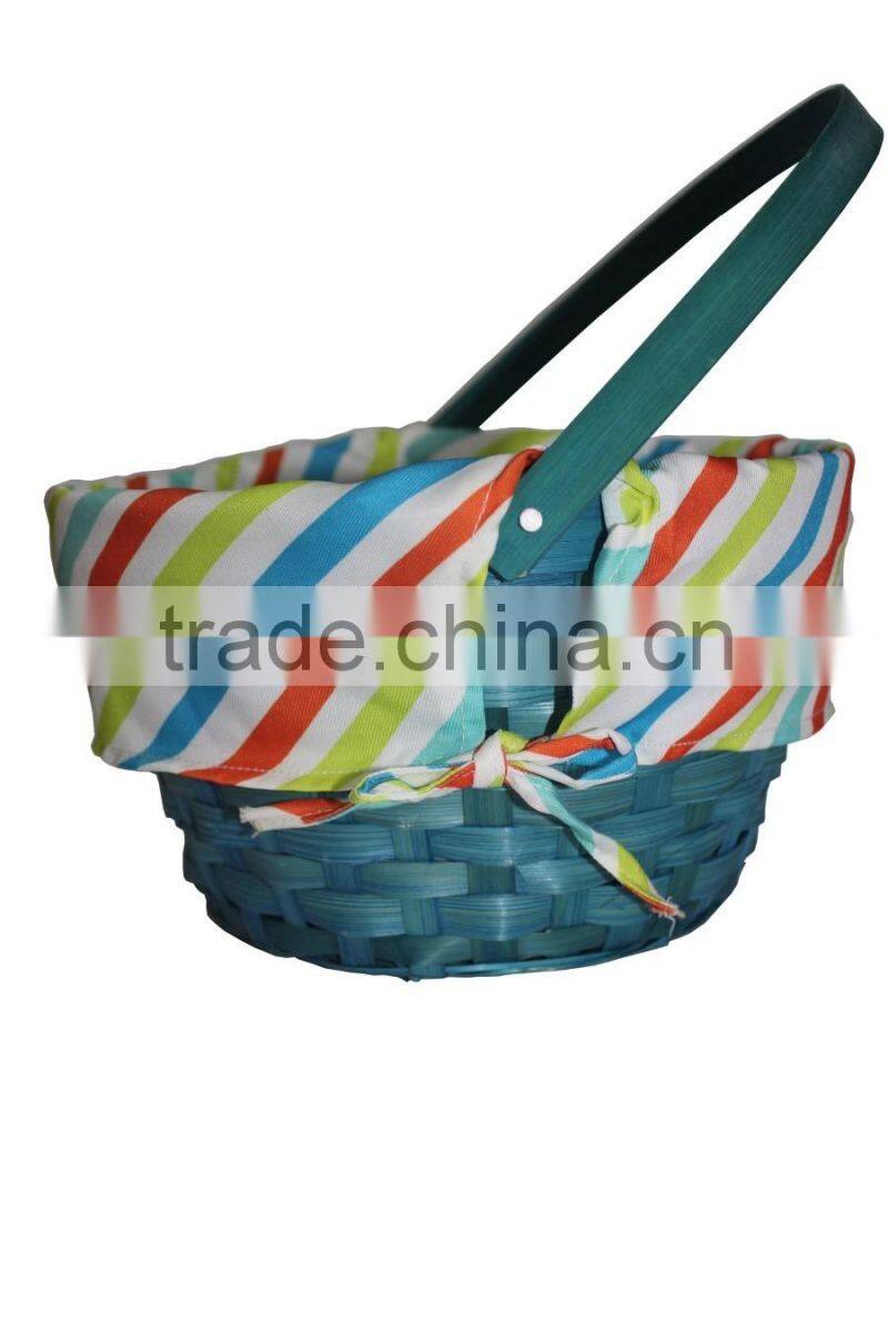 Bamboo New style Household essential colorful fruit basket for sale with good quality
