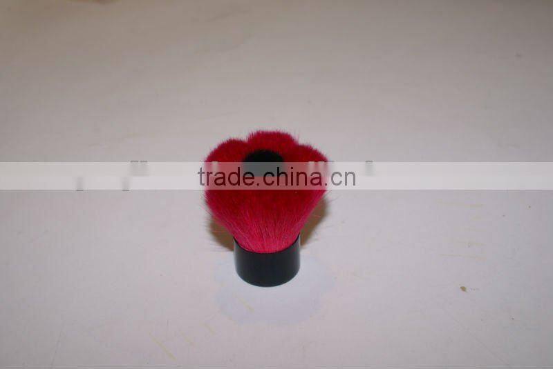 kabuki brush;synthetic hair kabuki brush;flower shape kabuki brush