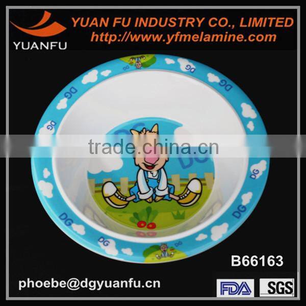 Melamine high quality plastic strawberry shaped bowls