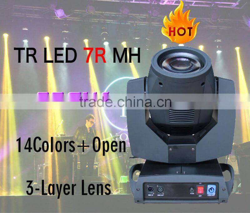 7R 230w led moving head stage gobo projector effect lighting for amusement park use
