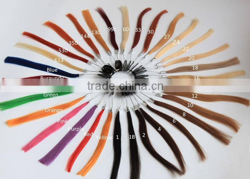 Two tone Brazilian micro ring loop hair extension raw unprocessed virgin hair