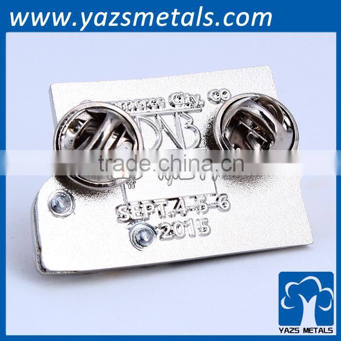 pewter nickle plating pin badge wholesare