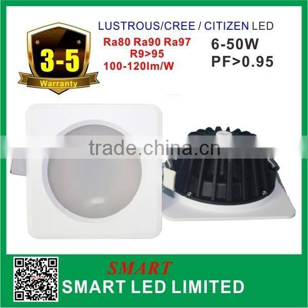 Die casting 7W 10W 15W 22W SMD2835 color tempreture change IP65 waterproof outdoor led downlight