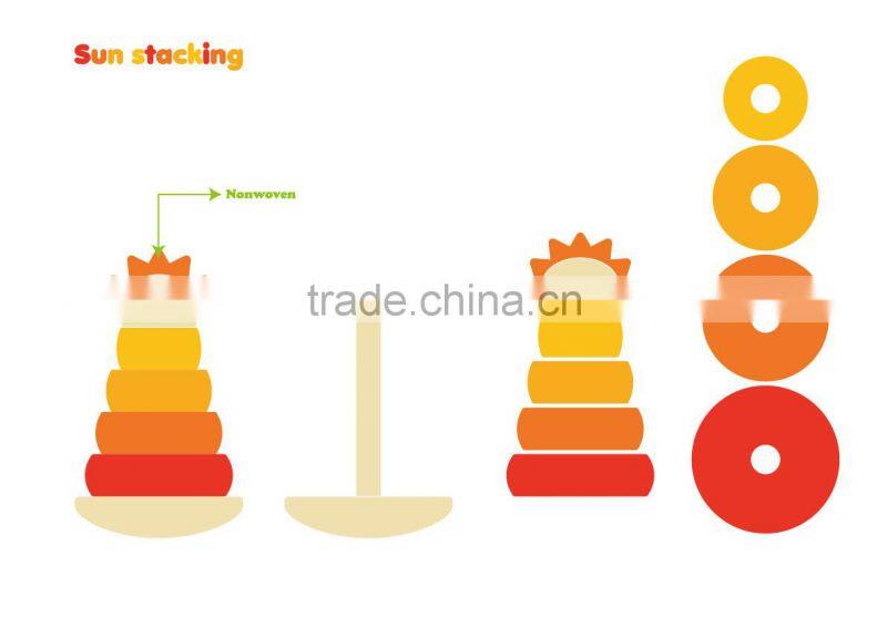 wooden math educational diy toy house toys,shaped block py0018