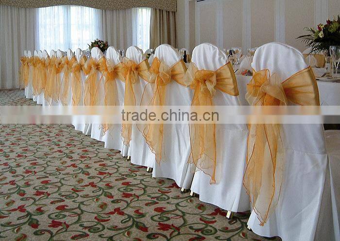 Customized Colorful Wholesale Organza Chair Sash