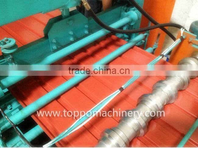 Automatic IBR Color Coated Metal Wall Panel Roll Former