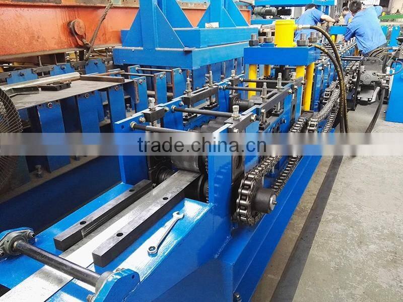 Shanghai Gypsum Board Ceiling Small Steel Strip Furring Channel Making Machine , Omega Channel Batten Roll Forming Machine