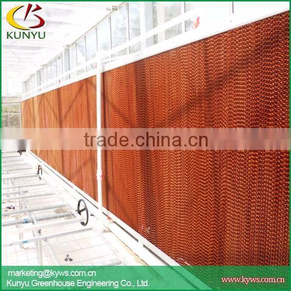 Agricultural greenhouse evaporative cooling pad for sale