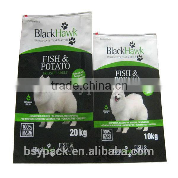 made in china alibaba transparent PVC slide zipper bag