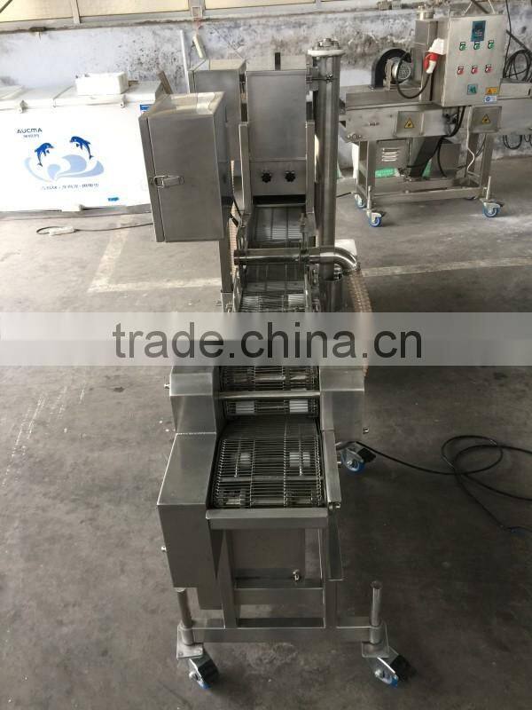 coating batter and bread crumbs machine