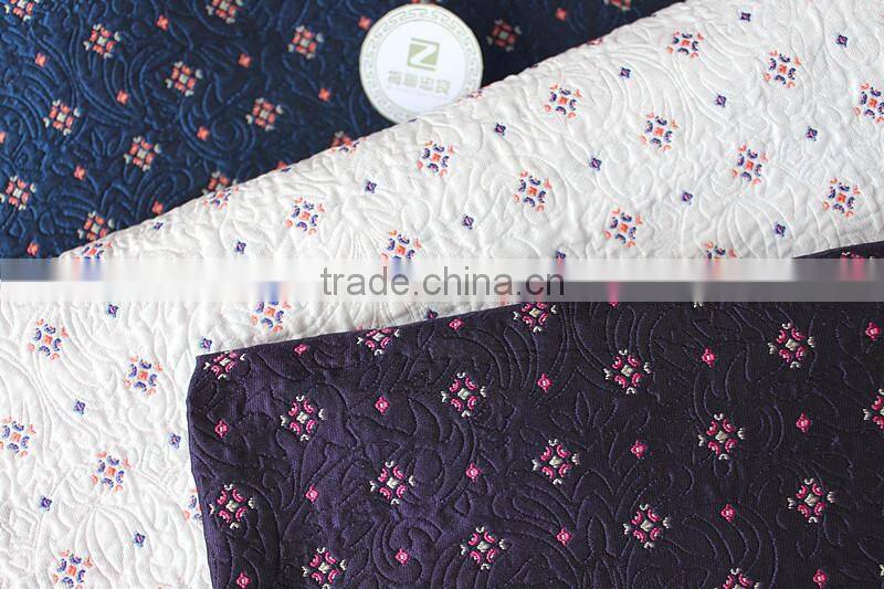 Colorful jacquard satin fabric brocade fabric for fashion dress