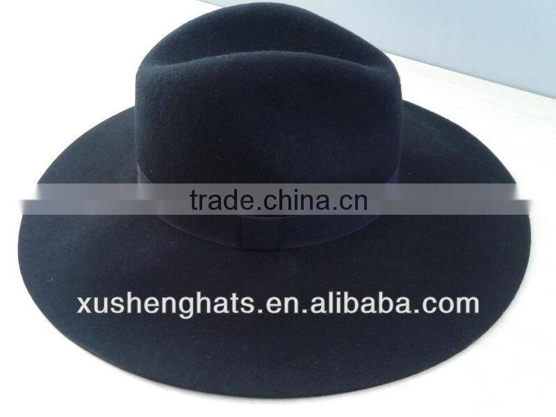 new design big brim floppy hat with rope