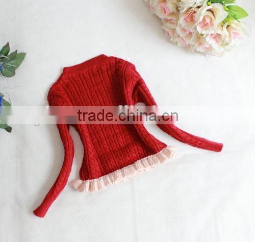 2015 New Autumn Hot Sale China Style Sweater Dress Long Sleeve High Collar Knit Sweater For Baby