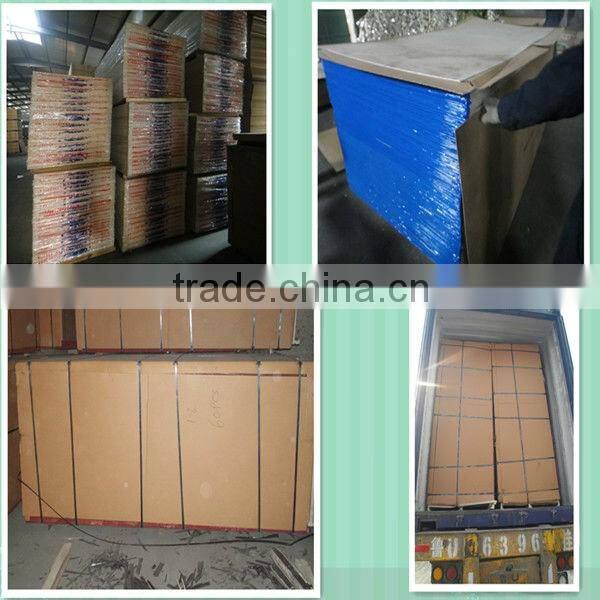 White melamine veneer mdf board for cabinet doors