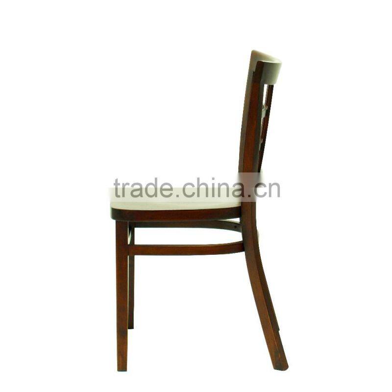 Wholesale modern genuine leather with arm restaurant wooden light weight beach chair