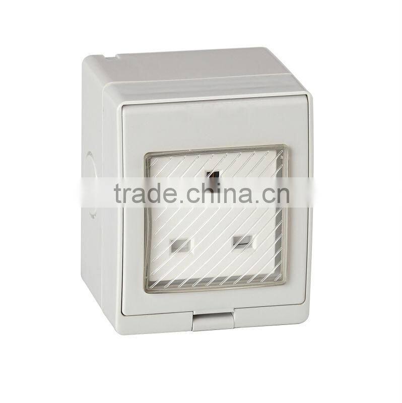 Waterproof English Style Electrical Wall Switches Socket IP66