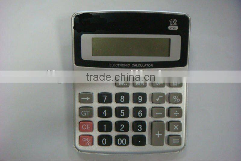 Hot sales 12 digit LCD display desktop calculator for promotion
