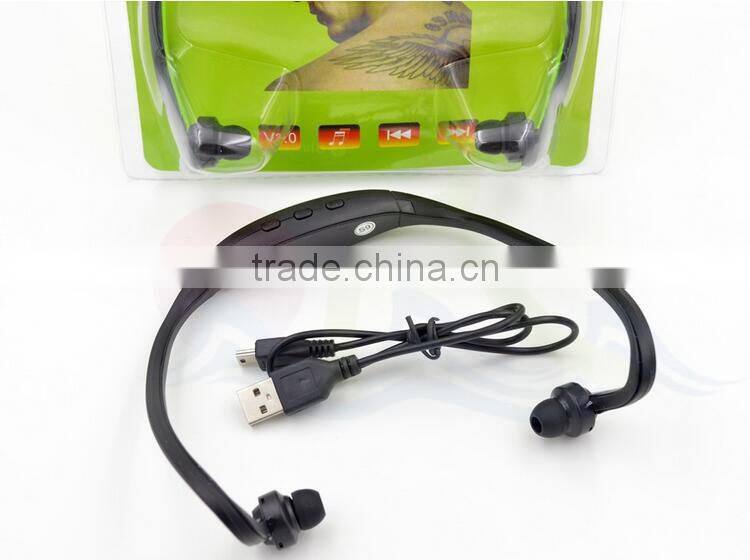 Fashion neckband headphone bluetooth earphone bluetooth headset for iphone adroid phone MP3 MP4