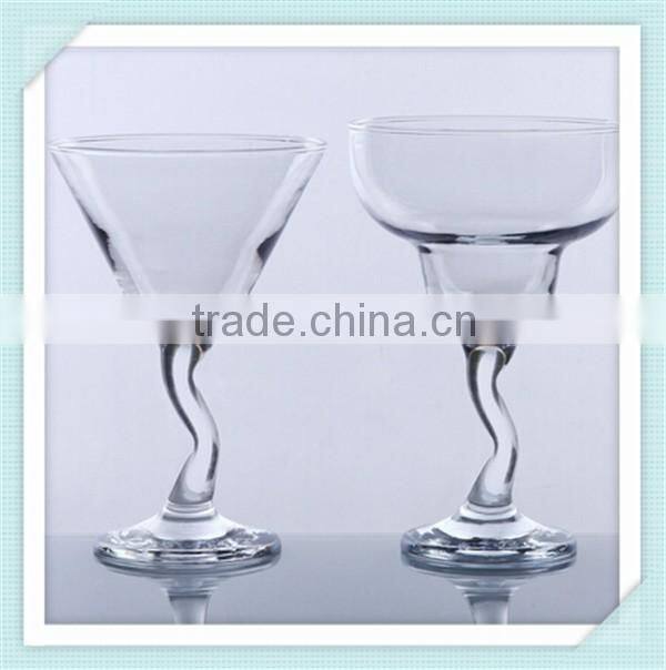 2016 wholesale cocktail glasses handmade crystal lead free cocktail cup with high quality