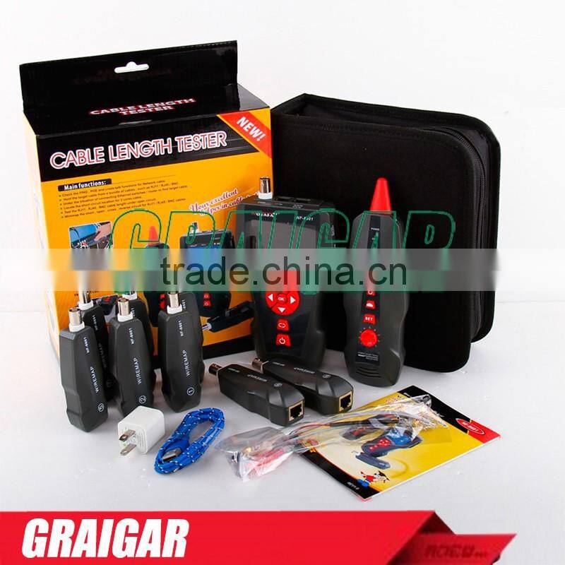 Original Noyafa NF-8601W RJ45 LAN Network Cable Tester UTP STP Diagnose Tone Tracer BNC PING/POE RJ11 Telephone Wire Tracker