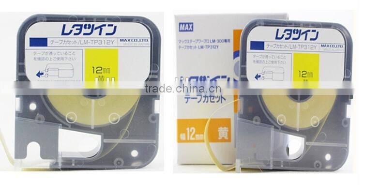 tape cassette LM-TP312T (12mm,Transparent) MAX electronic lettering machine tube marking machine