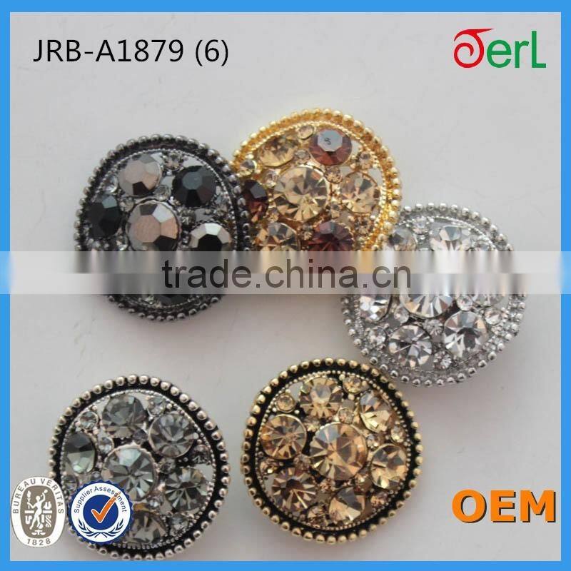 Hot sale crystal rhinestone button