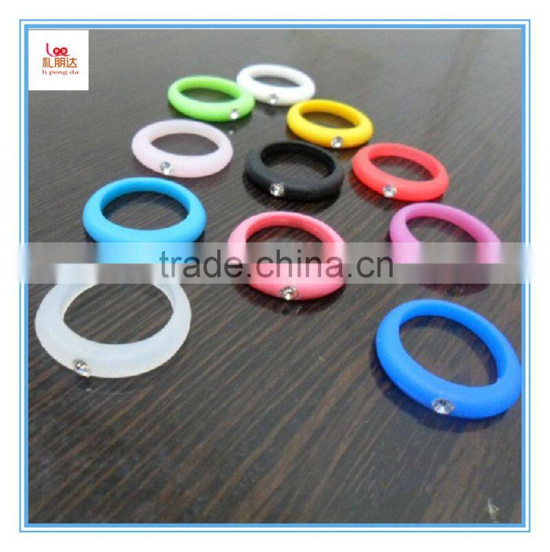 Ameriacan size Comfortable silicone finger rings for basketball players, smart silicone finger rings for NBA basketball FANS