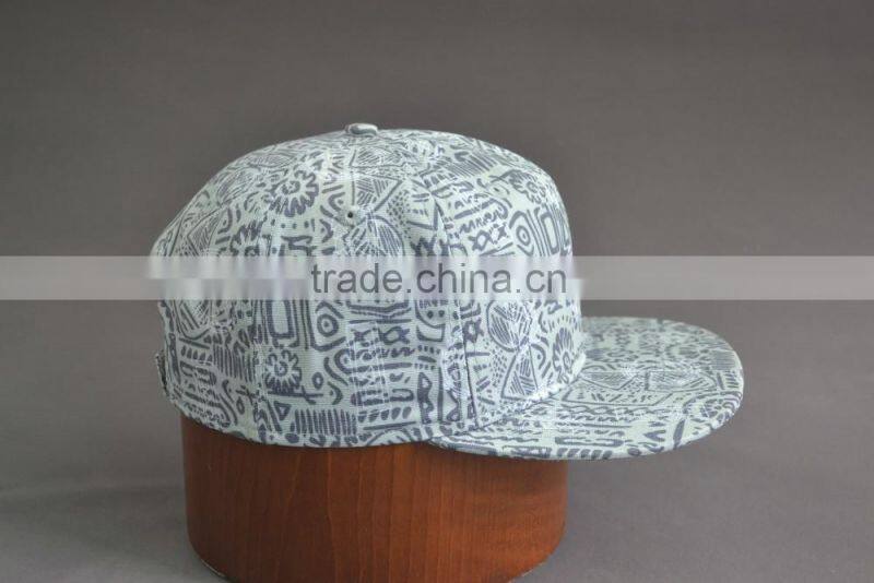 Custom cheap flat brim cap