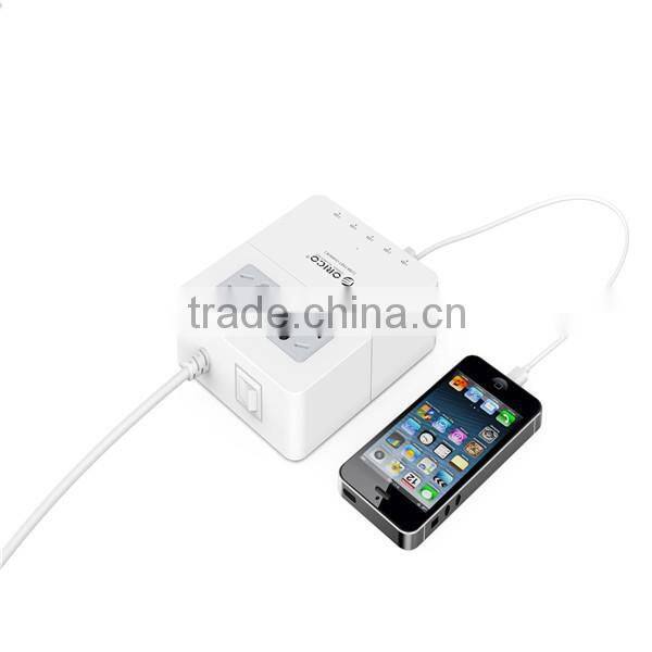 2 gang surge protector US/uk/eu plug socket power strip multiple power socket usb extension socket power bar for Thailand India