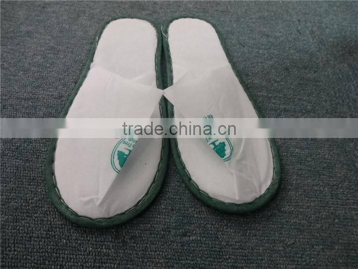 Promotional OEM logo import cheap hotel slippers eva