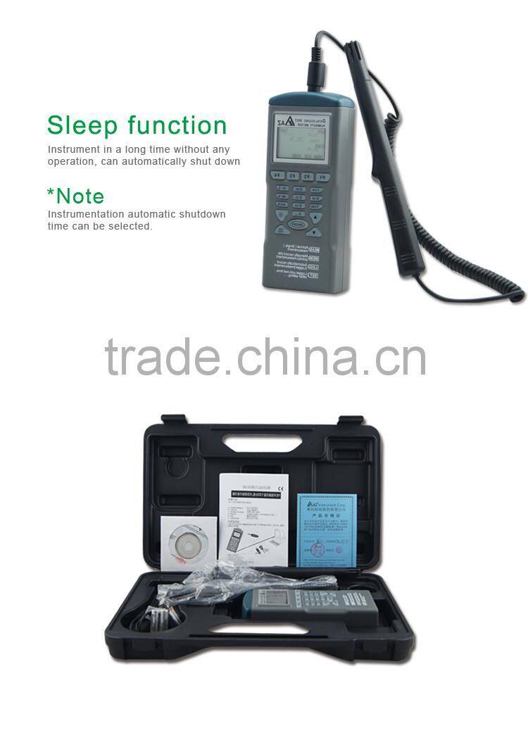 AZ9651 Handheld Precision RS232 External Temperature Humidity Datalogger Hygrometer Logger